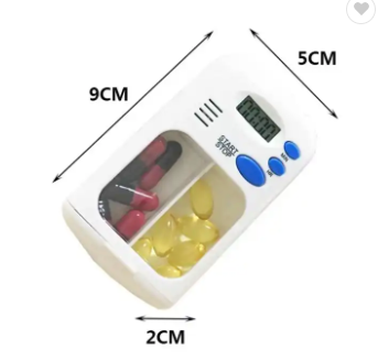 PASTILLERO CON ALARMA RECORDATORIO